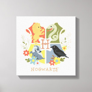 Magic Blooms HOGWARTS™-Vapensköld Canvastryck