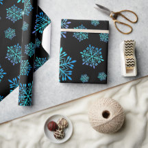 Magic Blue Aesthetic Snöflingor