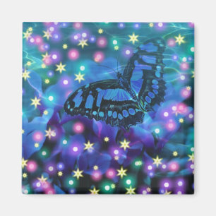 Magic Blue Butterfly Magnet