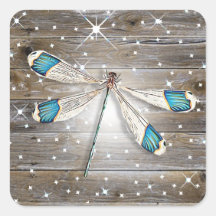 Magic Blue Dragonfly Sparkles