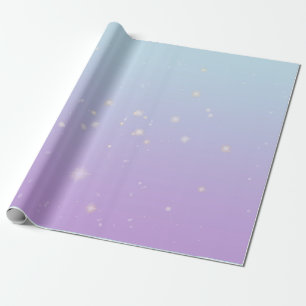 Magic Blue Lilac Bokeh Aesthetic Gradient Ombre Presentpapper