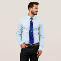 Magic Blue Ro Reading Neck Tie