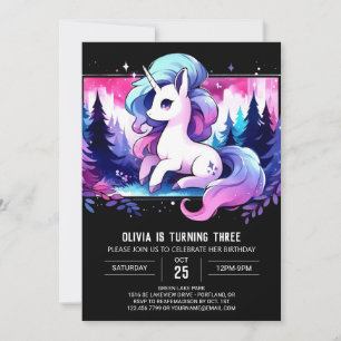 Magic Boho Horse Birthday Inbjudningar