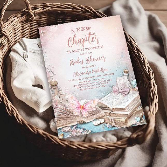 Magic Boho Storybook Baby Shower Inbjudningar (Skapare uppladdad)