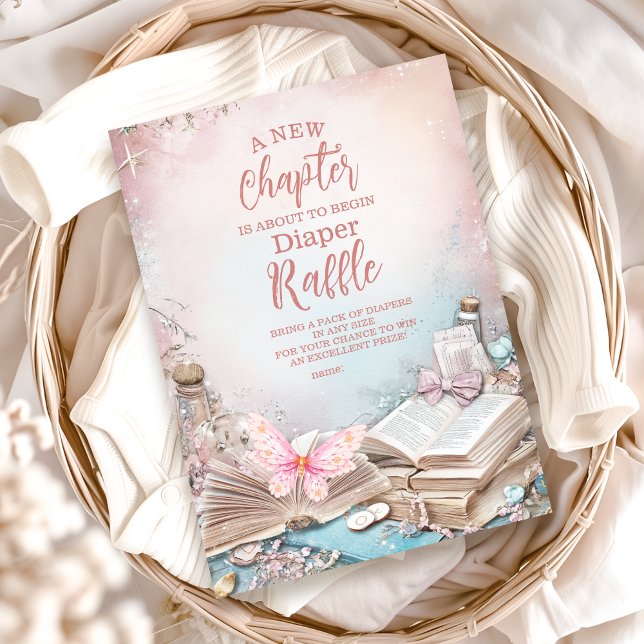 Magic Boho Storybook Diapper Raffle Tilläggskort (Skapare uppladdad)