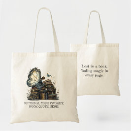 Magic Bok Fairy Tote Bag Tygkasse