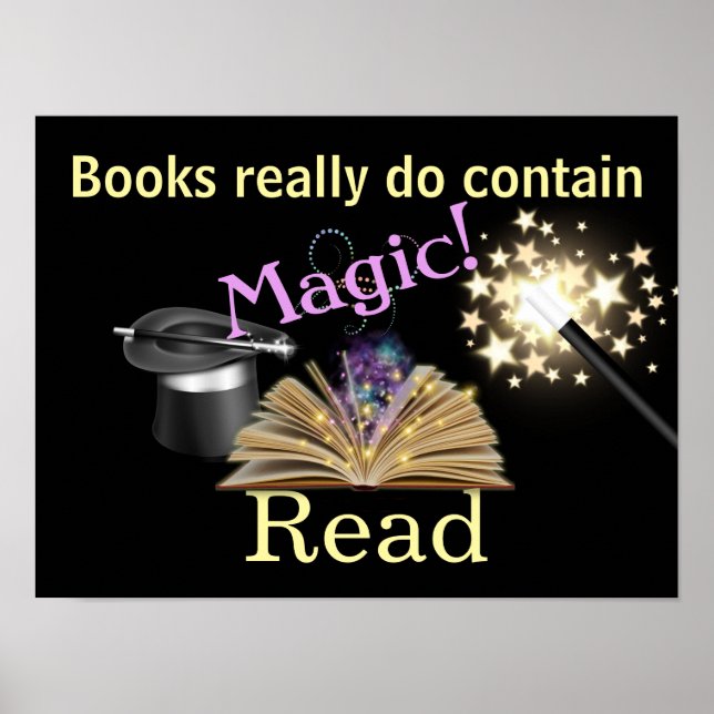 Magic Bokar Literacy Poster (Framsidan)