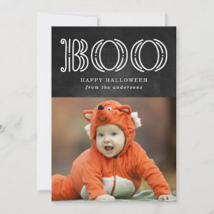 Magic Boo   Halloween-fotokort Julkort