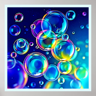 Magic Bubble Färg Poster