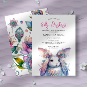Magic Bunny Baby Shower-inbjudningar Inbjudningar