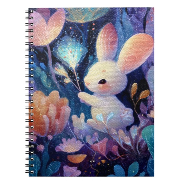 Magic Bunny i Enchanted Garden Anteckningsbok (Framsidan)