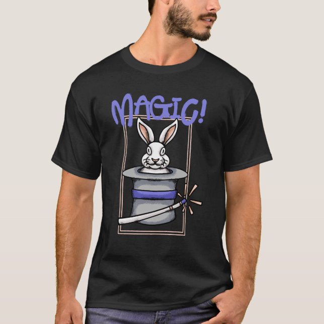 Magic Bunny streetwear T Shirt (Framsida)