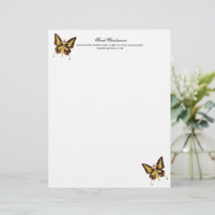 Magic Butterfly Letterhead Brevhuvud