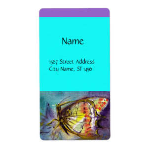 MAGIC BUTTERFLY Lila Aqua Blue Turcos Fraktsedel