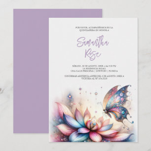 Magic Butterfly Lila Quinceanera