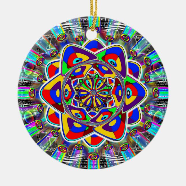 Magic Button Necklace eller Julgransprydnad Keramik (Framsidan)