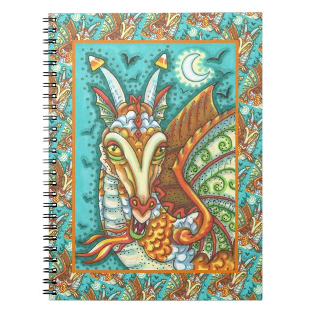MAGIC CANDY CORN DRAGON, HALLOWEEN FANTASY BEAST ANTECKNINGSBOK (Framsidan)