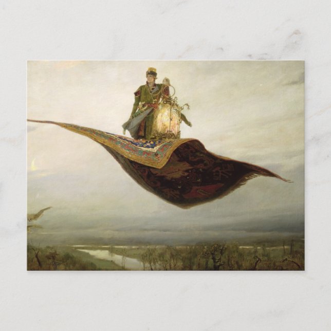 Magic Carpet, 1880 Vykort (Framsida)