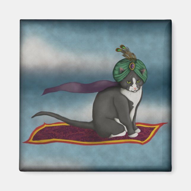 Magic Carpet Cat, magnet (Framsidan)
