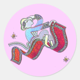 Magic Carpet Ride Runt Klistermärke