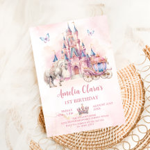 Magic Castle Unicorn Princess Girl Birthday