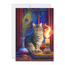 Magic Cat and Swing Ghost Halloween