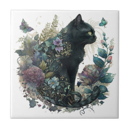 Magic Cat Ceramic Tile Kakelplatta