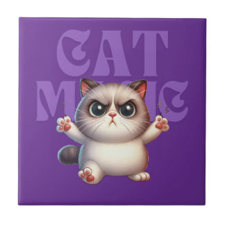 Magic Cat Ceramic Tile Kakelplatta