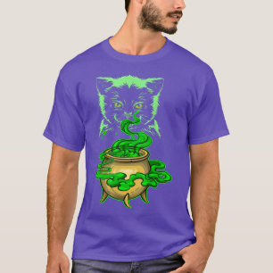 Magic Cat Witch Occult Alchemy Wicca Witchcraft T Shirt