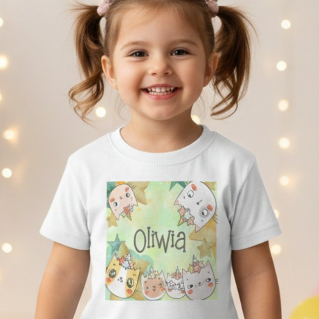 Magic caticorn Småbarn T-shirt (Skapare uppladdad)