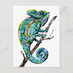 Magic Chameleon Vykort