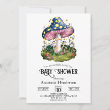 Magic Charming Mushroom Baby Shower