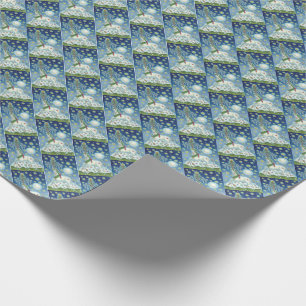 MAGIC CHRISTMAS UNICORN HELGDAG WRAPPP PAPPER PRESENTPAPPER