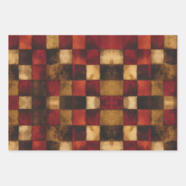 Magic Christmas Wrapping Paper Flat Sheet Set of 3