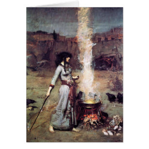 Magic Circle 1886 Waterhouse Hälsningskort
