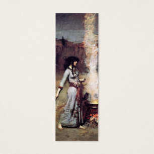 Magic Circle Bookmark av John W. Waterhouse Litet Visitkort