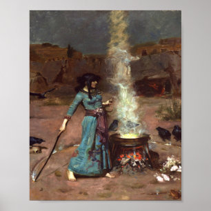 Magic Circle High Resolution John Waterhouse Poster