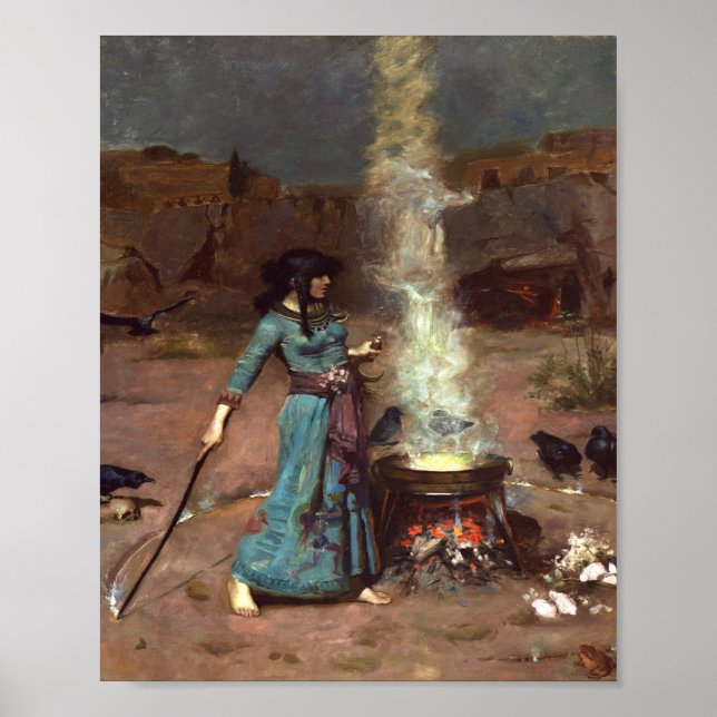 Magic Circle High Resolution John Waterhouse Poster (Framsidan)