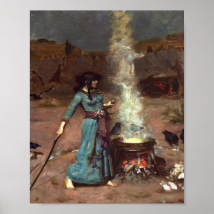 Magic Circle High Resolution John Waterhouse Poster