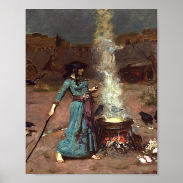 Magic Circle High Resolution John Waterhouse Poster (Framsidan)