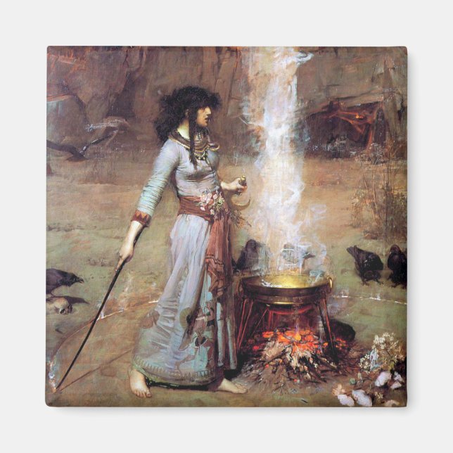 Magic Circle, John William Waterhouse Magnet (Framsidan)