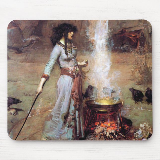 Magic Circle, John William Waterhouse Musmatta (Framsidan)