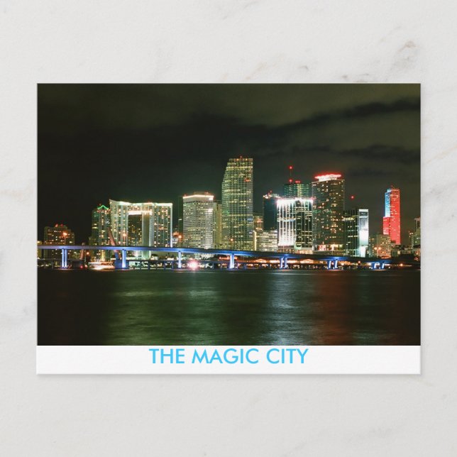 MAGIC CITY POSTCARD VYKORT (Framsida)