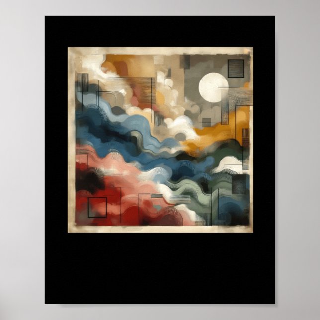 Magic Cloud and Måne-märket Poster (Framsidan)