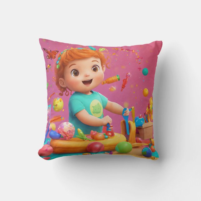 "Magic Cloud: Dreamy Comfort Cushion" Kudde (Framsida)