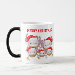 Magic Colour Changing Axolotl Christmas Mug Magisk Mugg