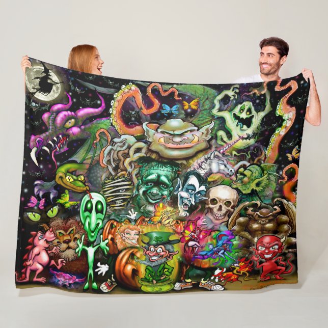 Magic Creatures Fleece Blanket (På plats)