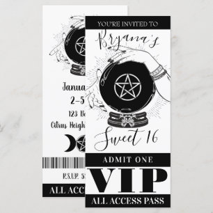 Magic Crystal Boll Fortune Teller Party VIP Biljet