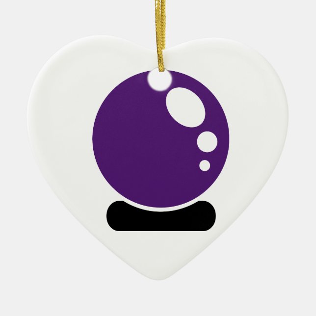 Magic crystal boll julgransprydnad keramik (Framsidan)