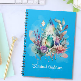 Magic Crystals Dreamcatcher Aqua Anteckningsbok